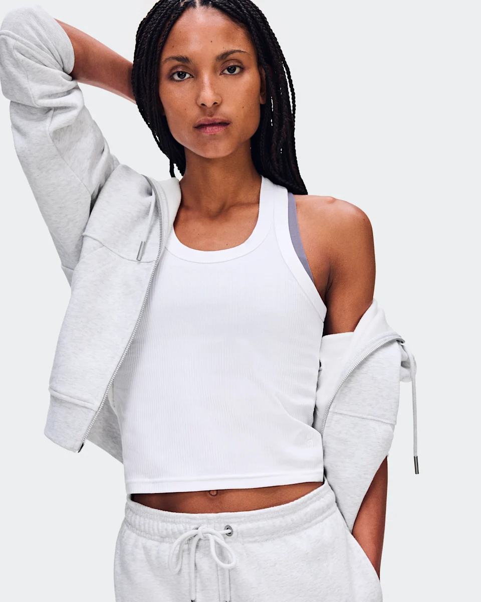 On Club Collective Full Zip Hoodie Crater Feminino