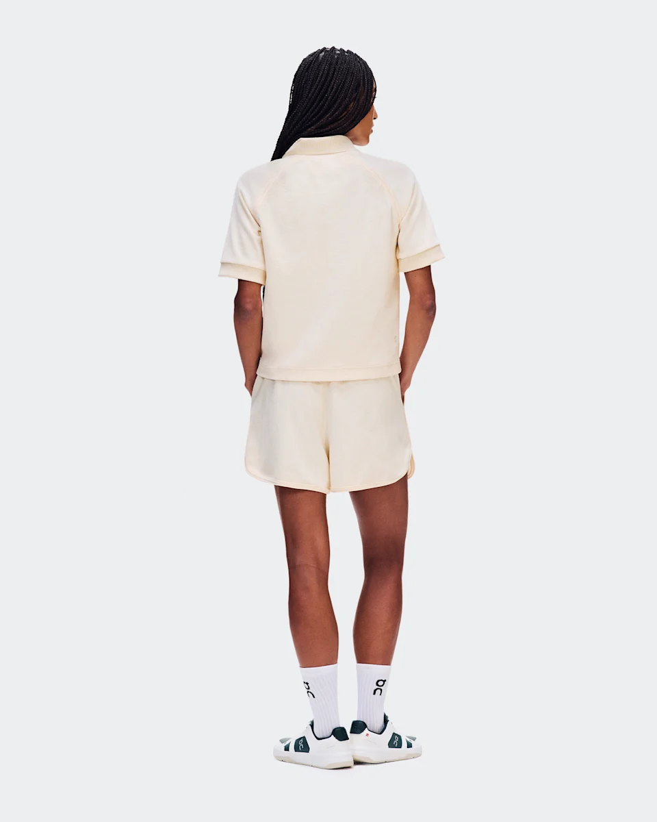 On Courtside Shorts Terry Chantilly Feminino