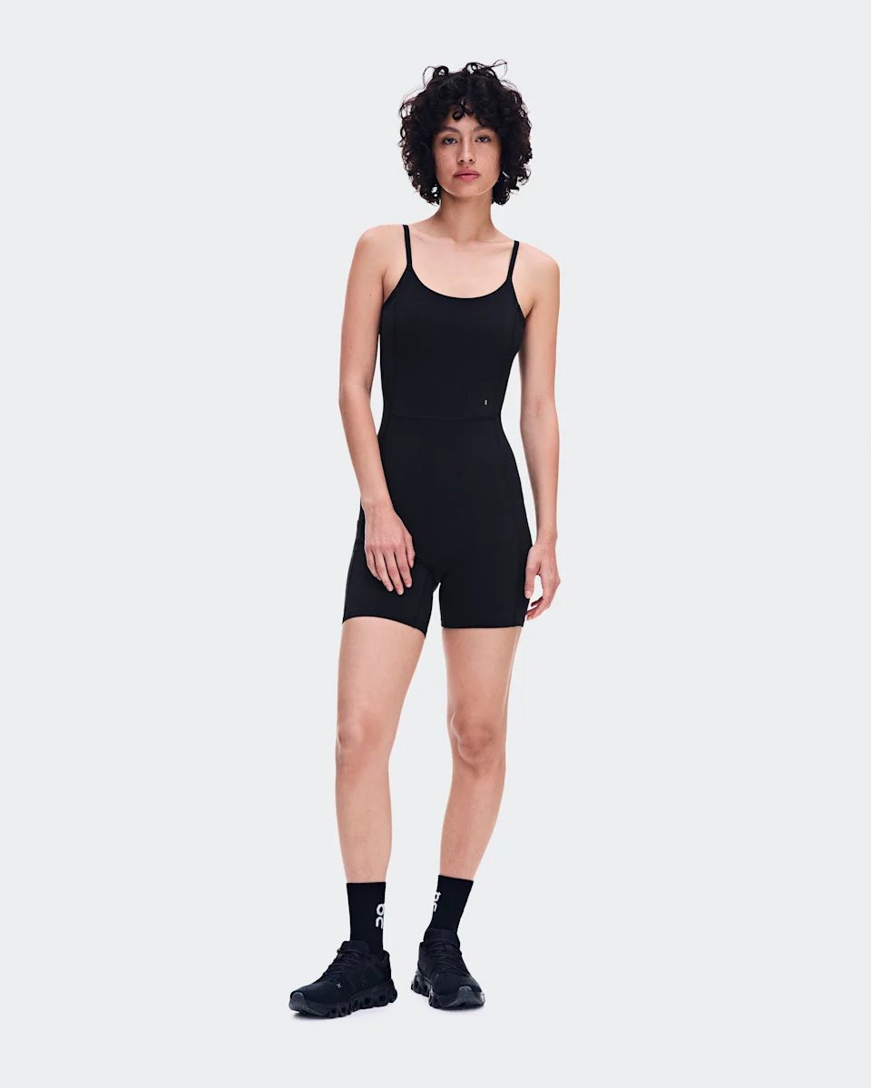 On Studio Bodysuit Black Feminino – Treinos de baixo impacto