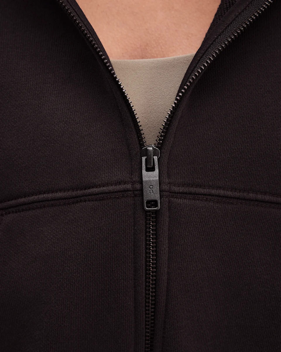 On Club Collective Full Zip Hoodie FKA Espresso Feminino