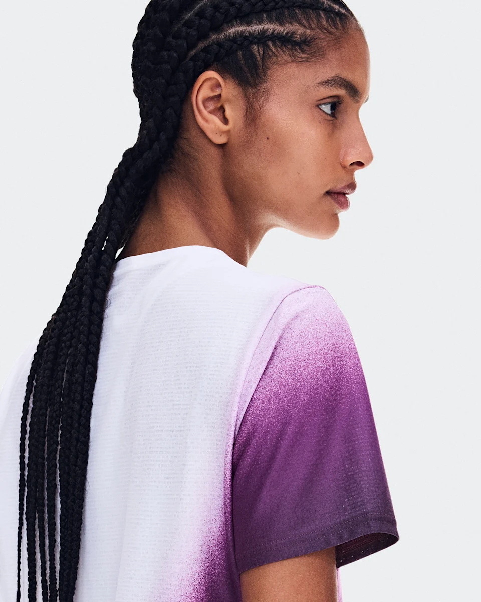 On Court-T Swing White & Cassis Feminino