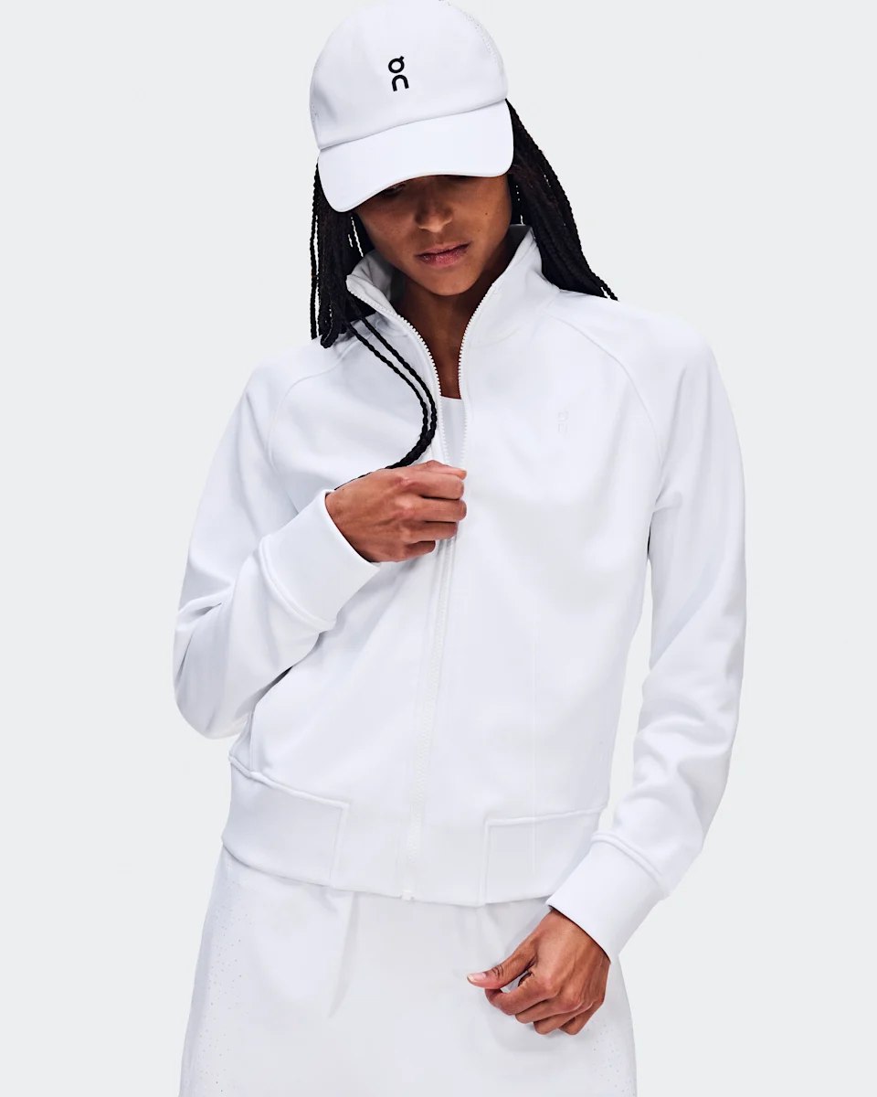 On Courtside Full Zip LDN White Feminino