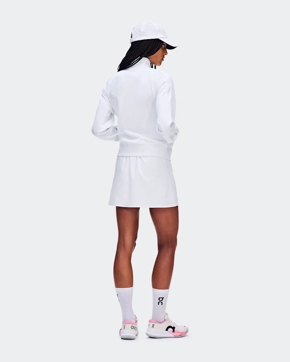 On Courtside Full Zip LDN White Feminino
