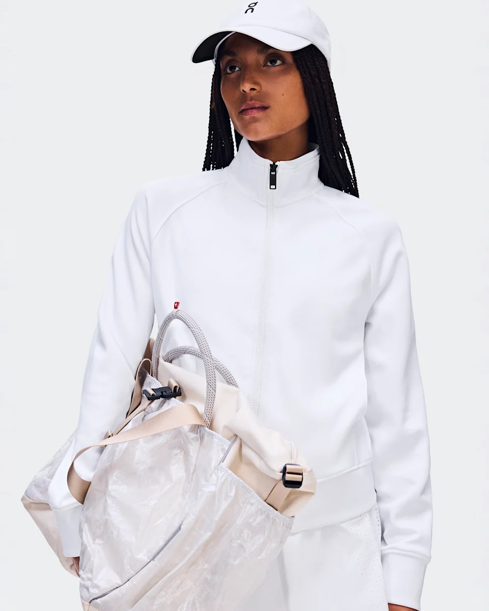 On Courtside Full Zip LDN White Feminino