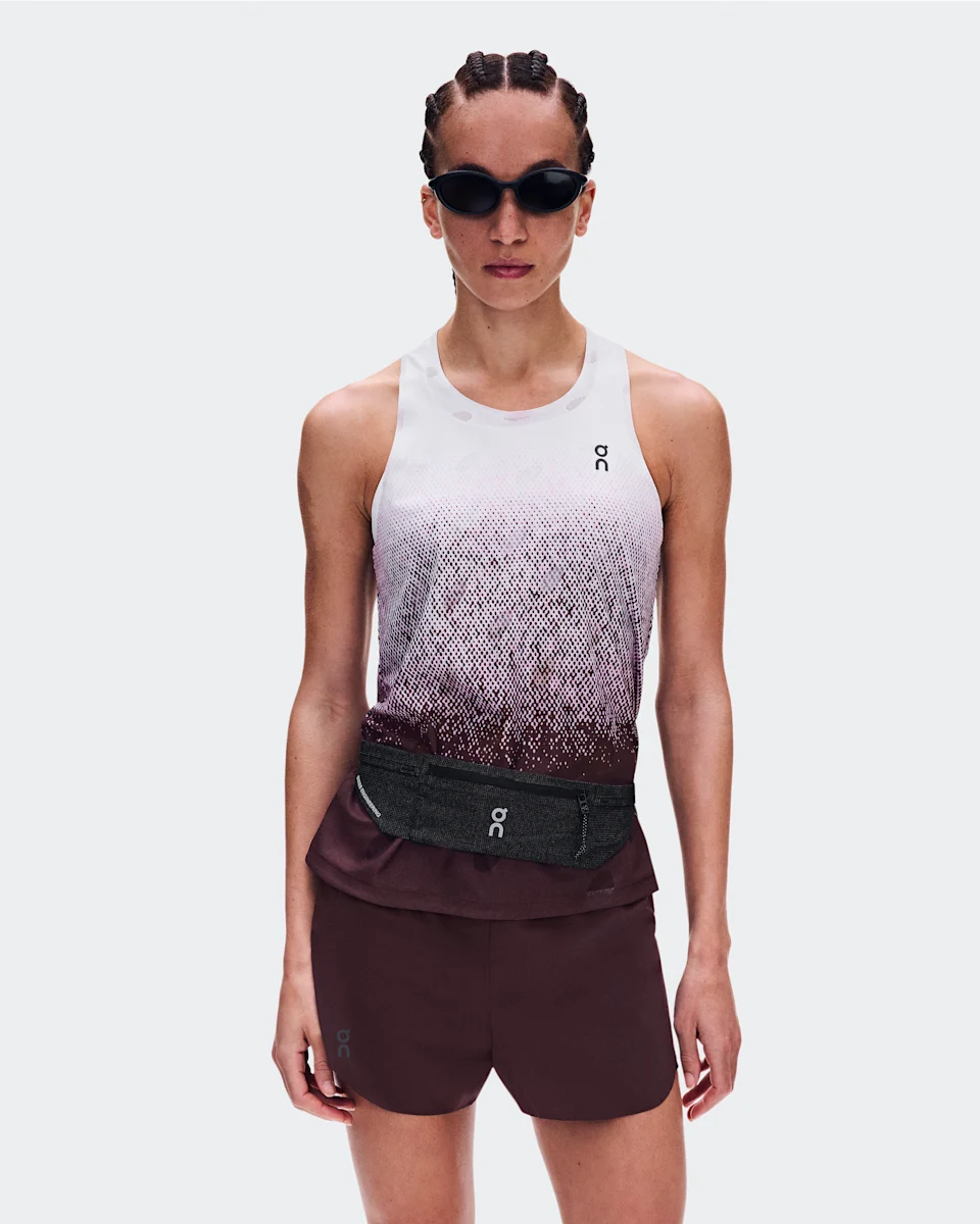 On Zero Tank Breathe Foxglove & White Feminino