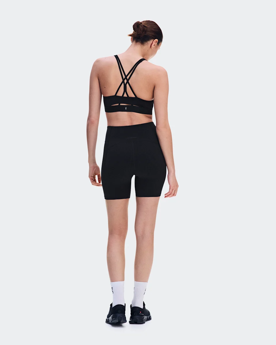 On Studio Leggings Short 6" Black Feminino