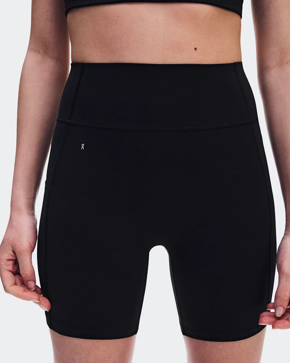 On Studio Leggings Short 6" Black Feminino