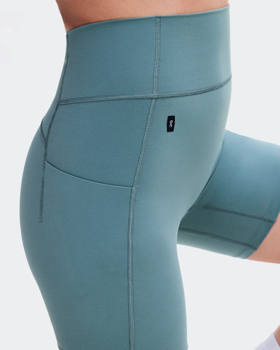 On Studio Leggings Short 6" Agave Feminino