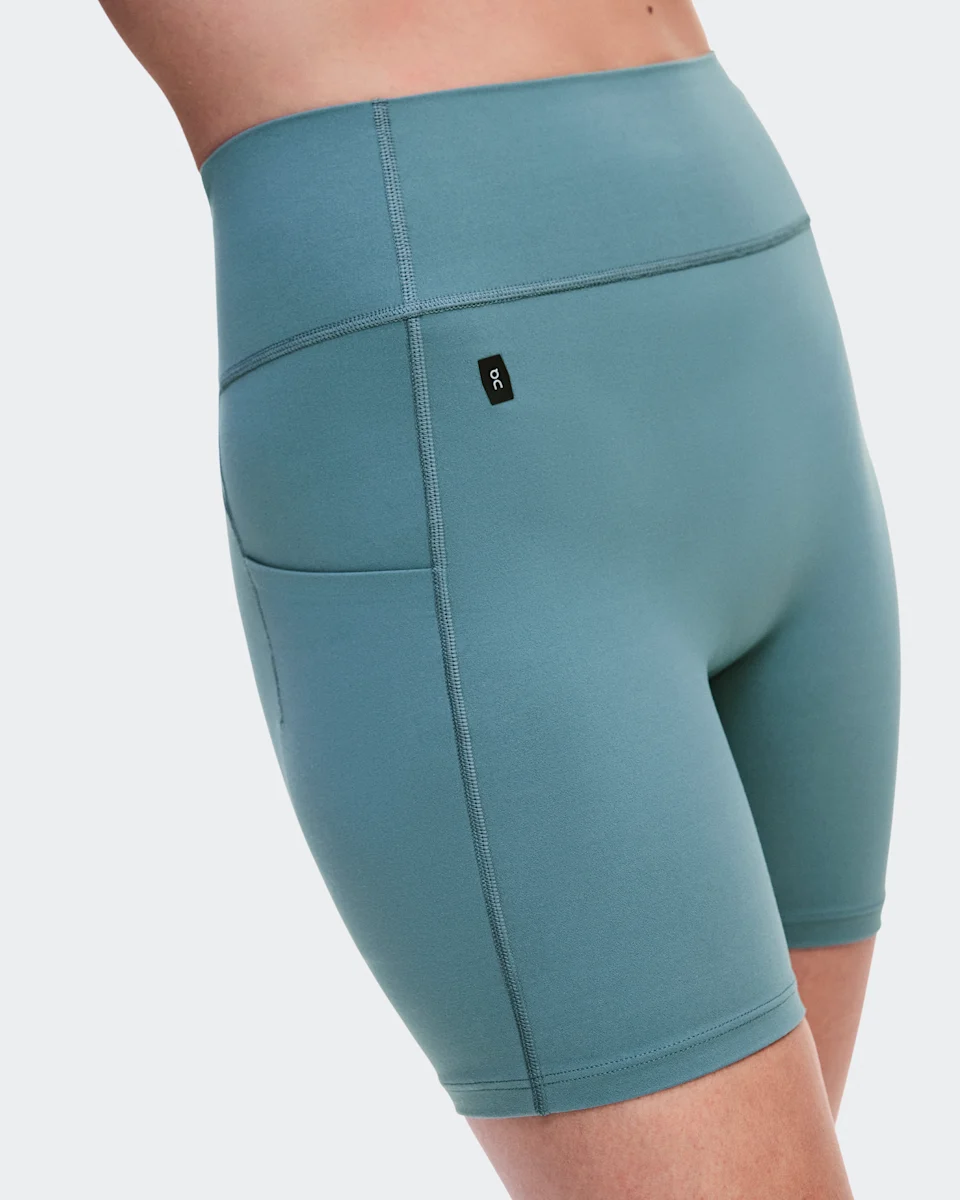 On Studio Leggings Short 6" Agave Feminino