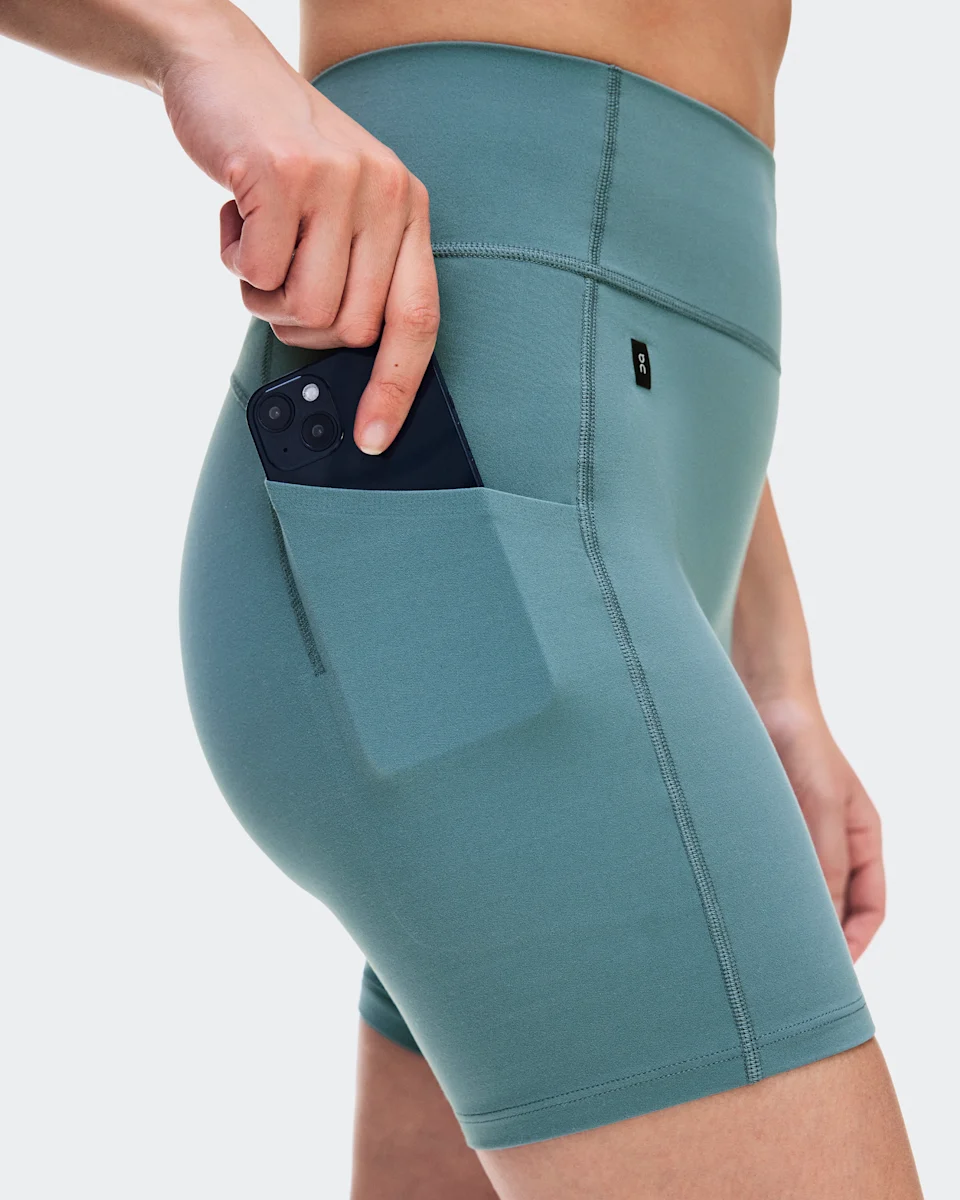 On Studio Leggings Short 6" Agave Feminino