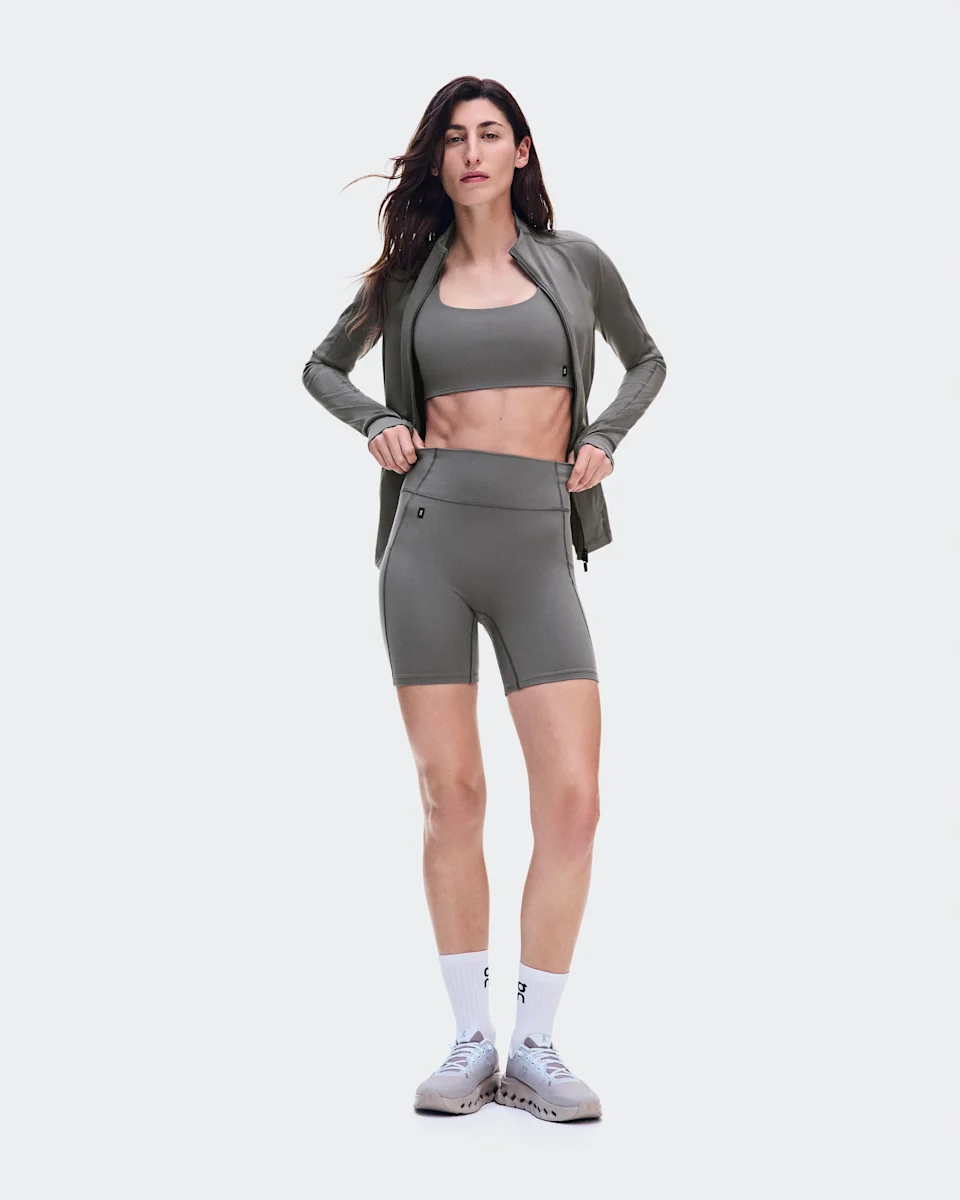 On Studio Leggings Short 6" Ember Feminino