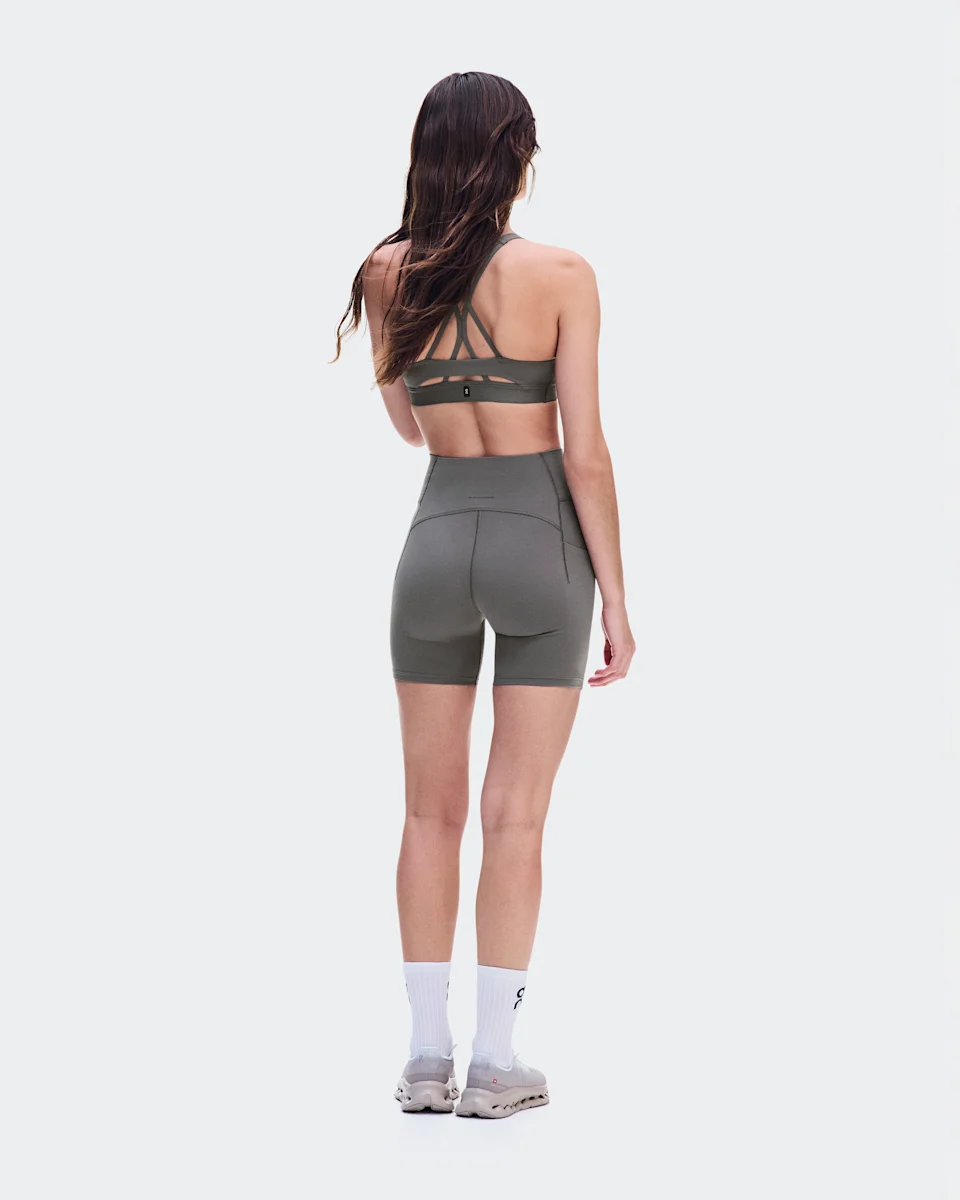 On Studio Leggings Short 6" Ember Feminino