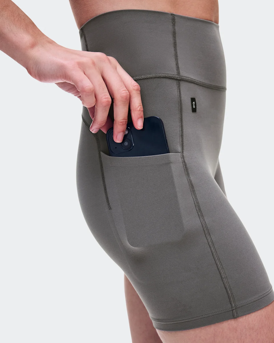 On Studio Leggings Short 6" Ember Feminino