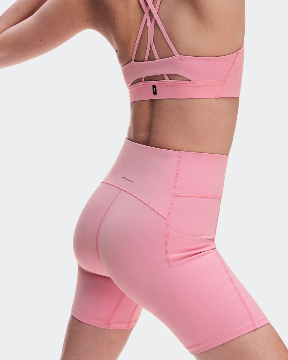 On Studio Leggings Short 6" Magnolia Feminino