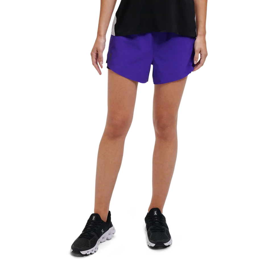 On Running Shorts Twilight & Black Feminino