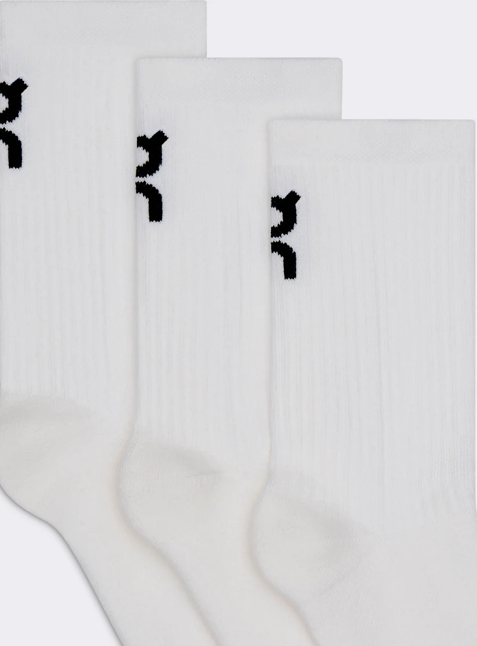 On Logo Sock High 3P Kids White 