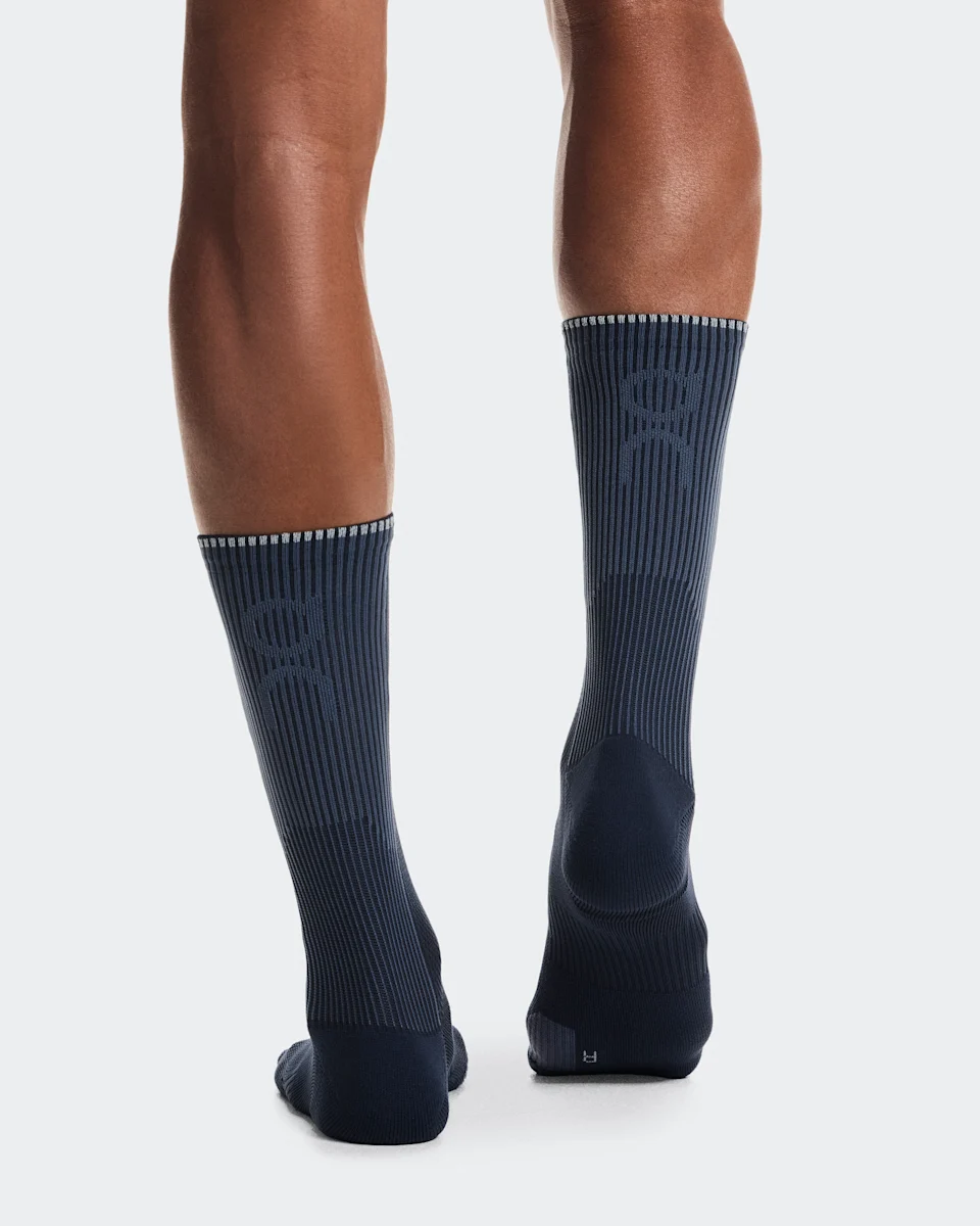 On Performance Run Sock High Navy & Navy