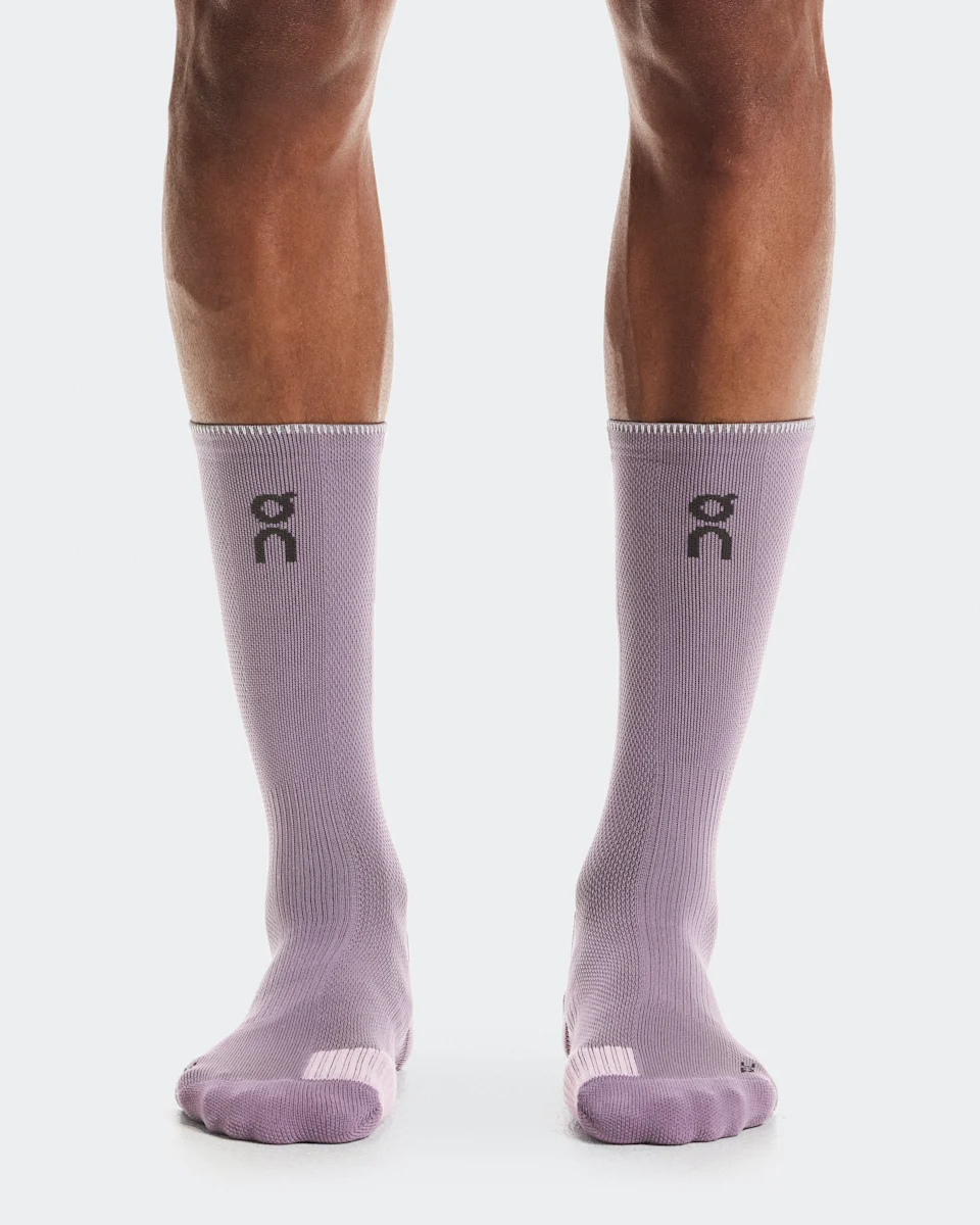On Performance Run Sock High Dewberry & Sakura