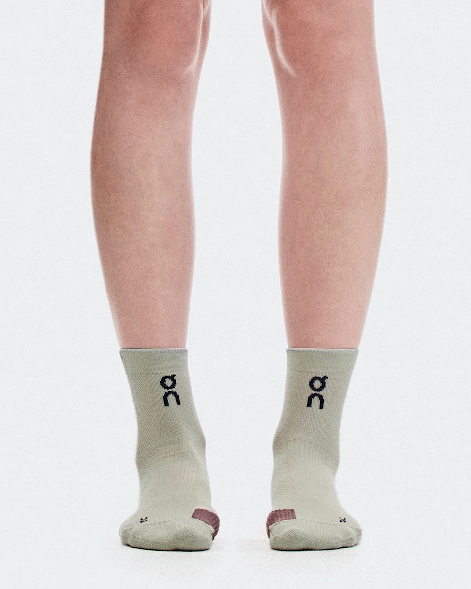 On Performance Run Sock Mid Brume & Clove