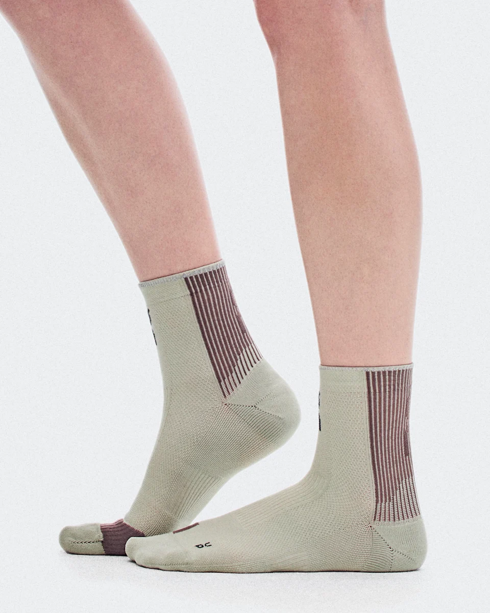 On Performance Run Sock Mid Brume & Clove