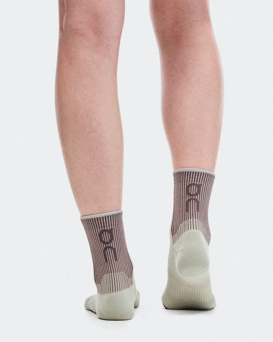 On Performance Run Sock Mid Brume & Clove
