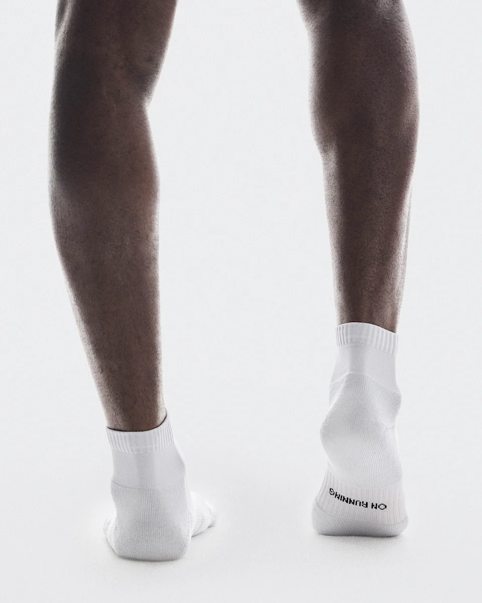 On Core Run Sock Mid 2P Glacier
