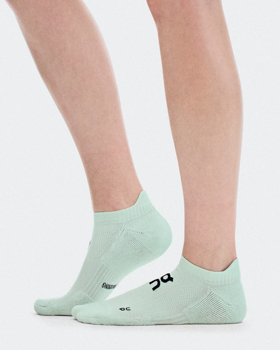 On Core Run Sock Mid 2P Flurry & Wash