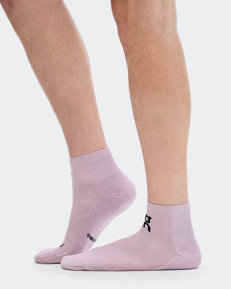 On Core Run Sock Mid 2P Foxglove & Mallow