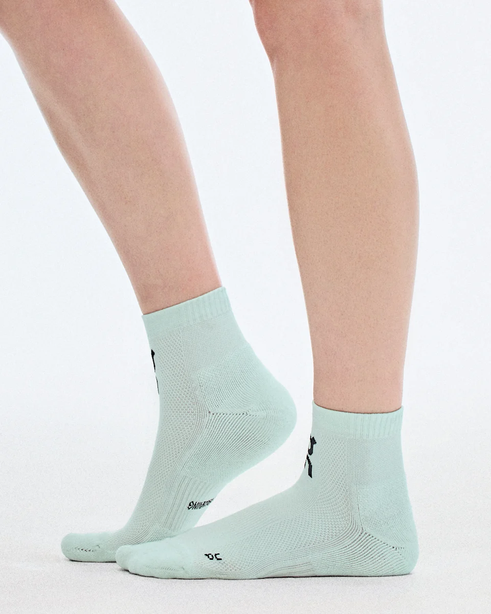 On Core Run Sock Low 2P Flurry & Wash