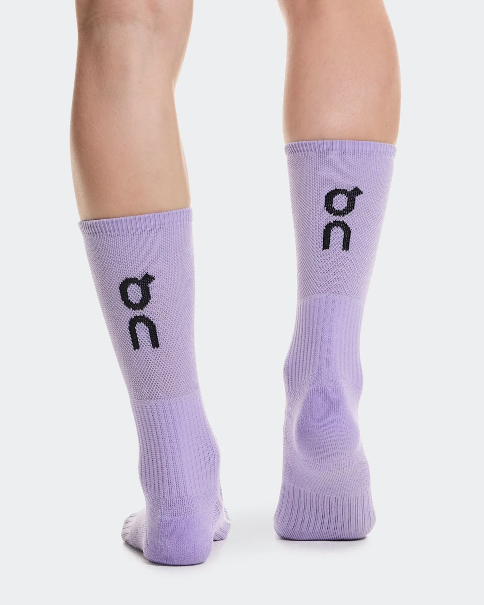 On Court Sock High Bloom & Ivory