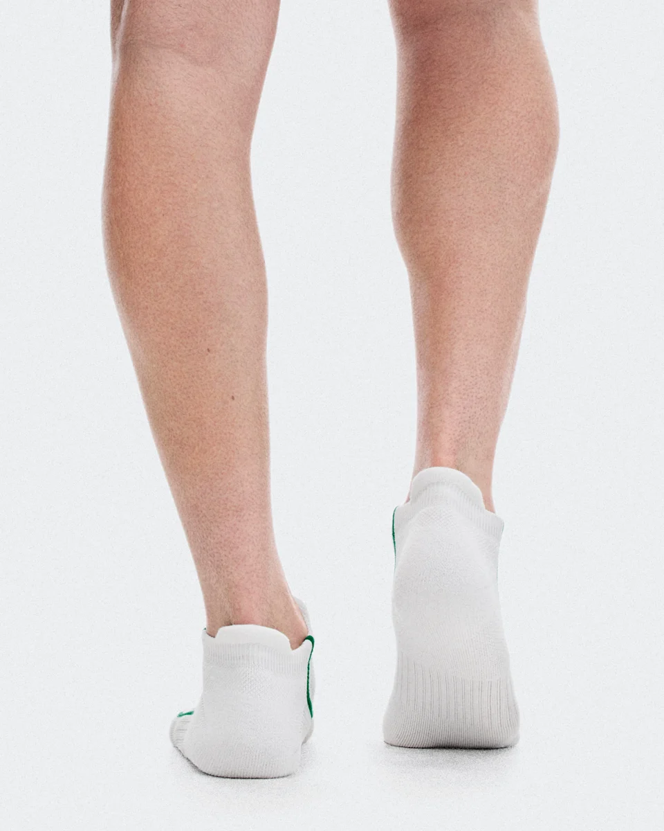 On Court Sock Low White & Neem