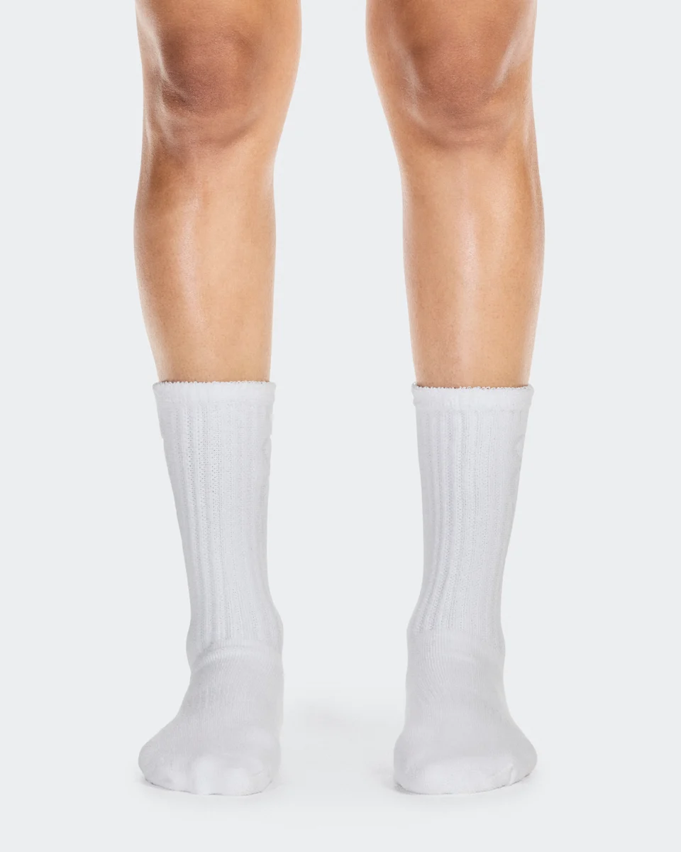 On Terry Sock High White