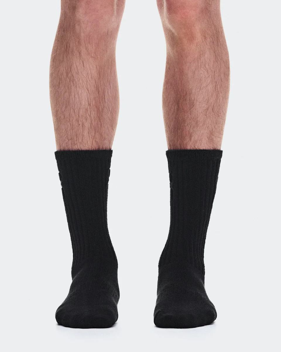 On Terry Sock High Black