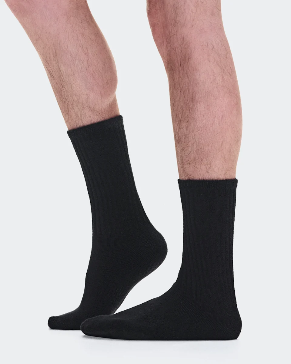 On Terry Sock High Black