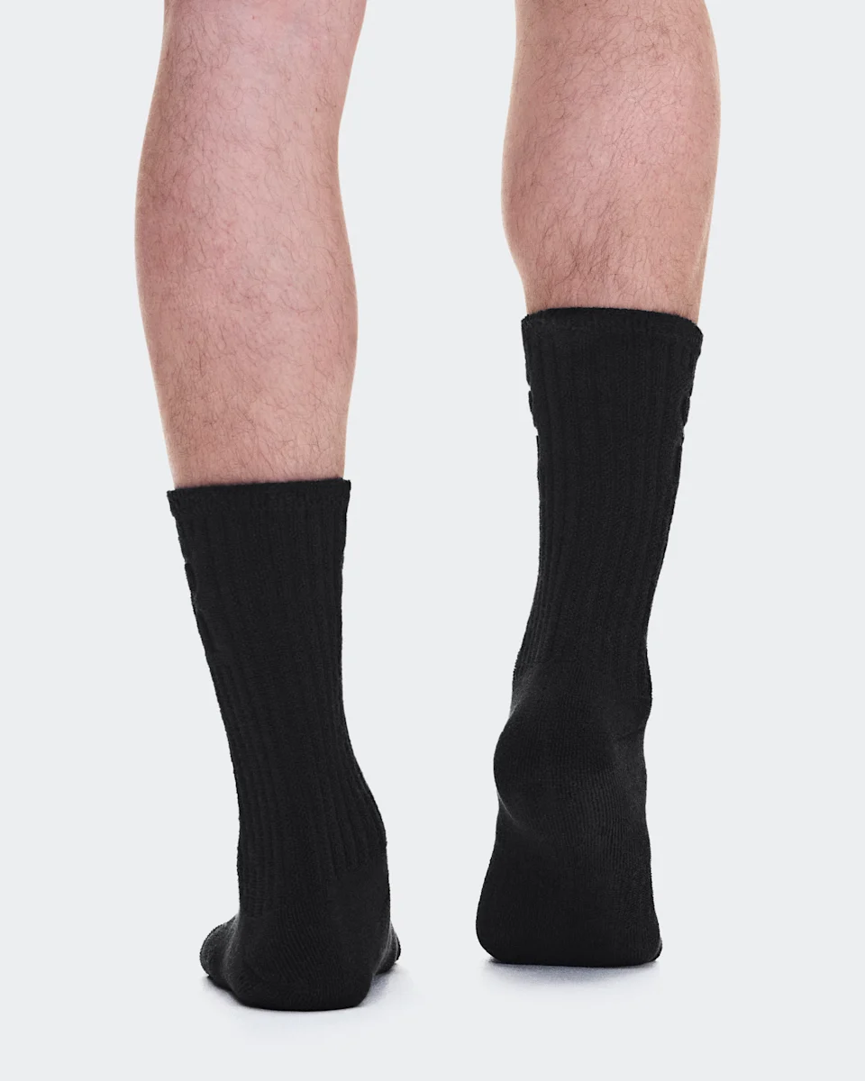 On Terry Sock High Black