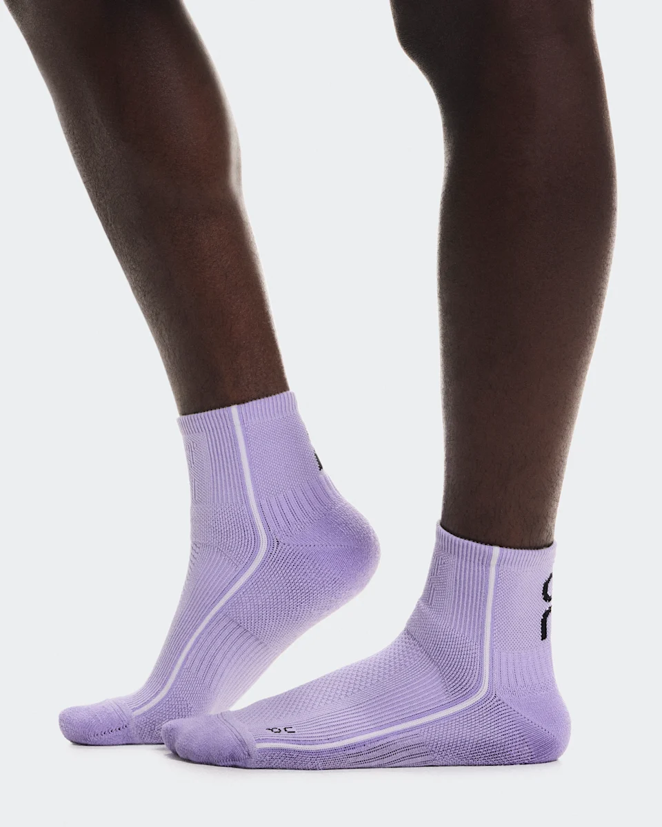 On Court Sock Mid Bloom & Ivory 