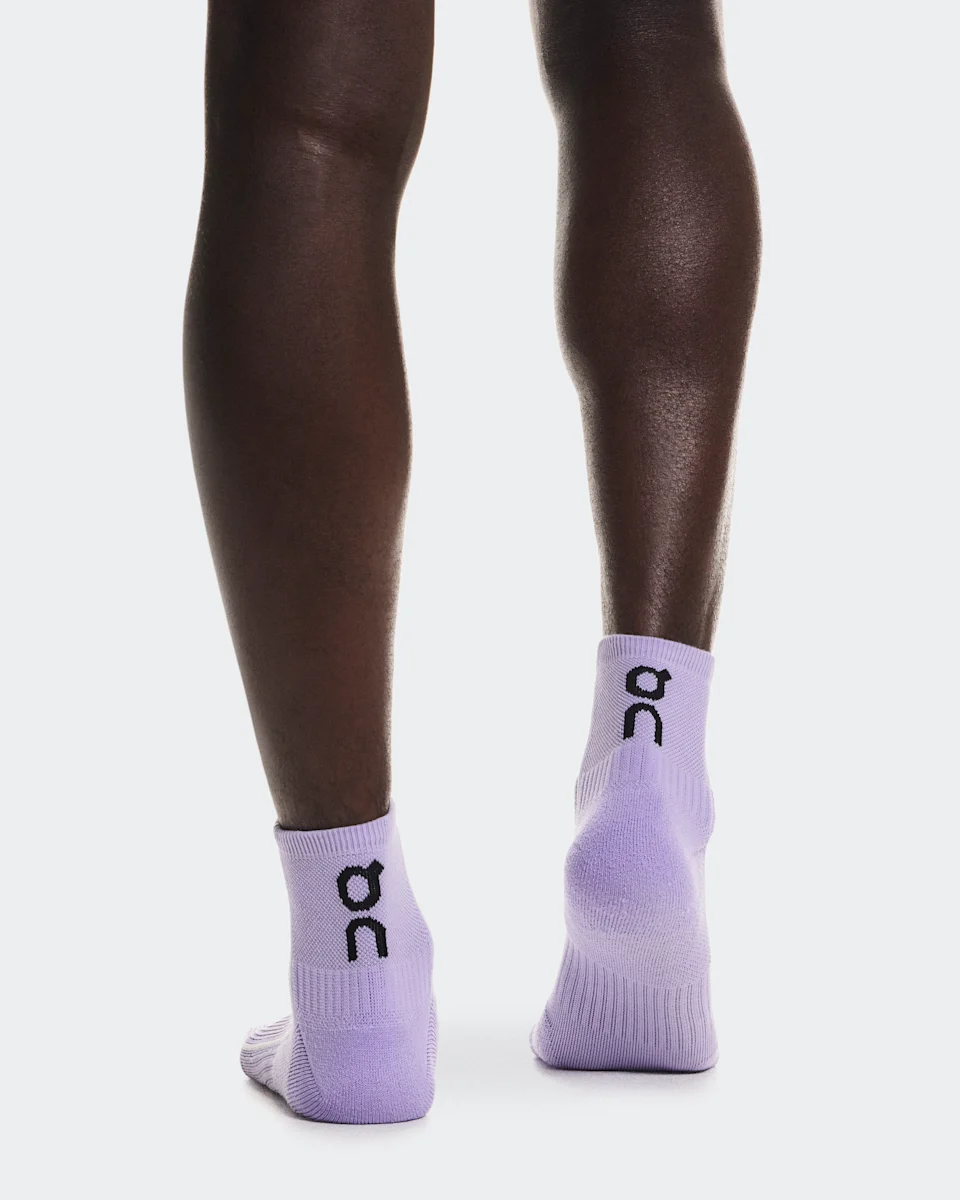 On Court Sock Mid Bloom & Ivory 