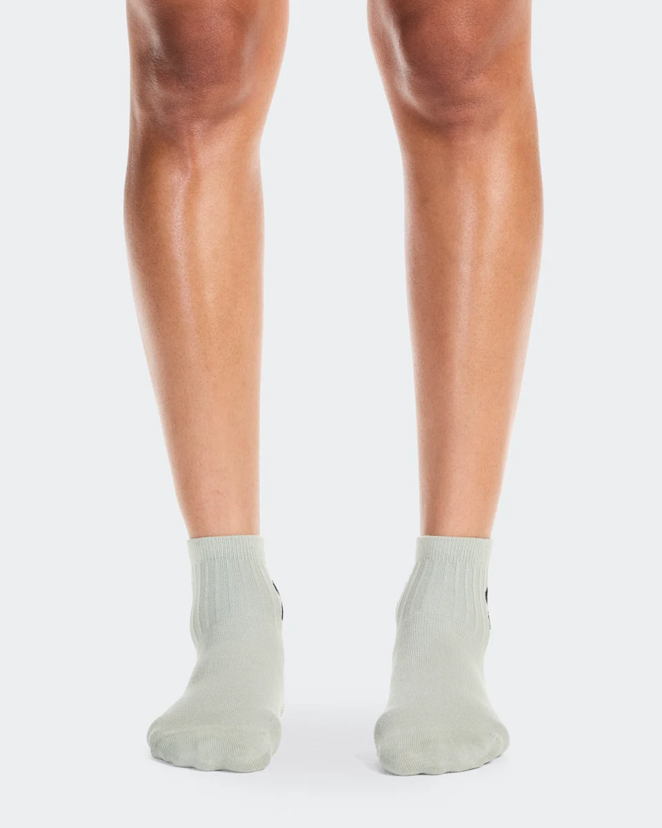 On Logo Sock Mid 3P Lemonade & Tin 