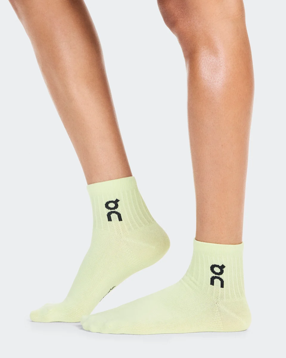 On Logo Sock Mid 3P Lemonade & Tin 