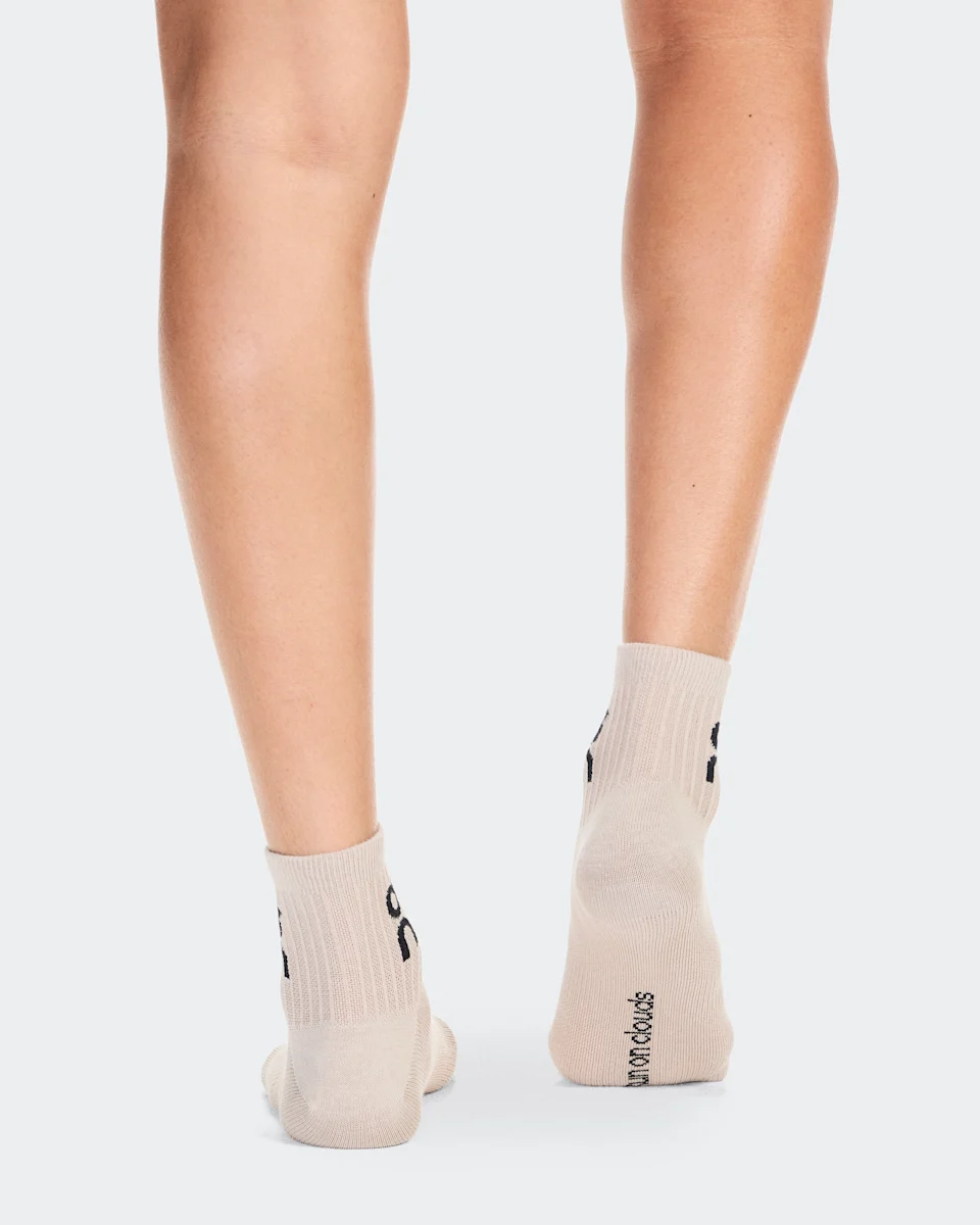 On Logo Sock Mid 3P Lemonade & Tin 