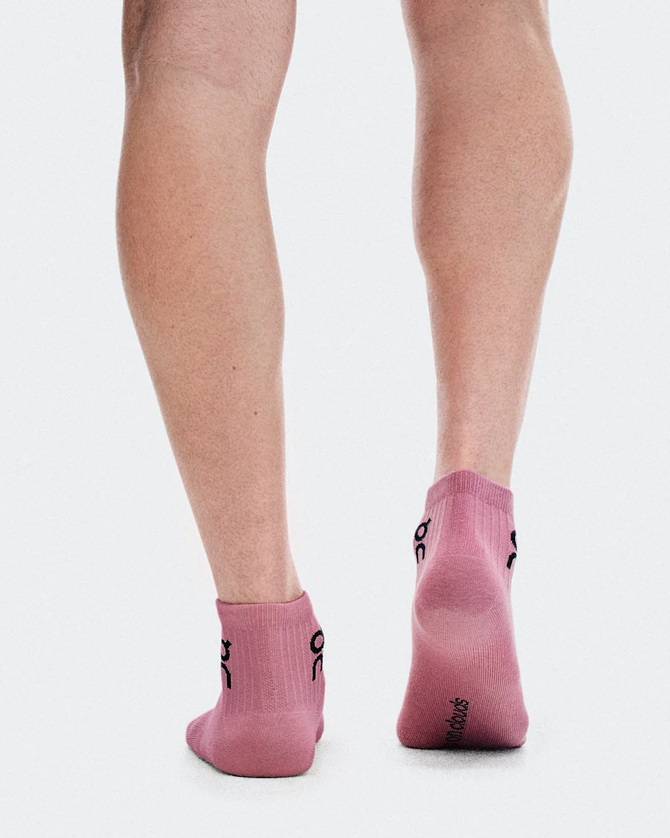 On Logo Sock Mid 3P Sherbet & Rhodonite