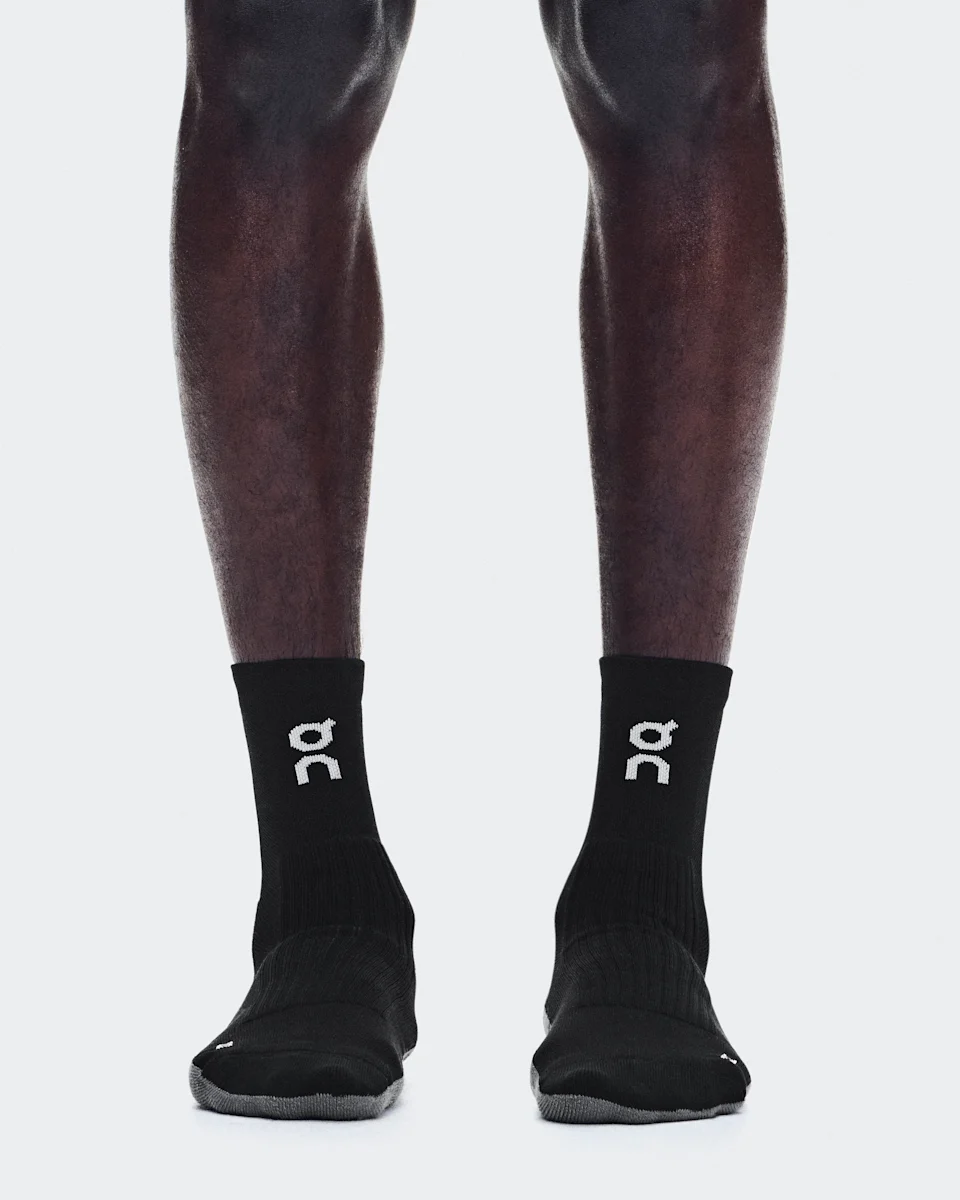 On Trail Sock High 2P Black & Black 