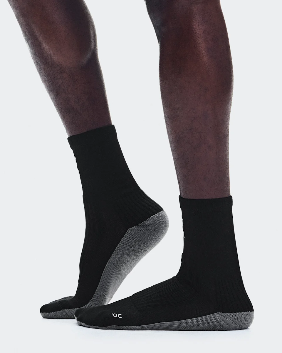 On Trail Sock High 2P Black & Black 