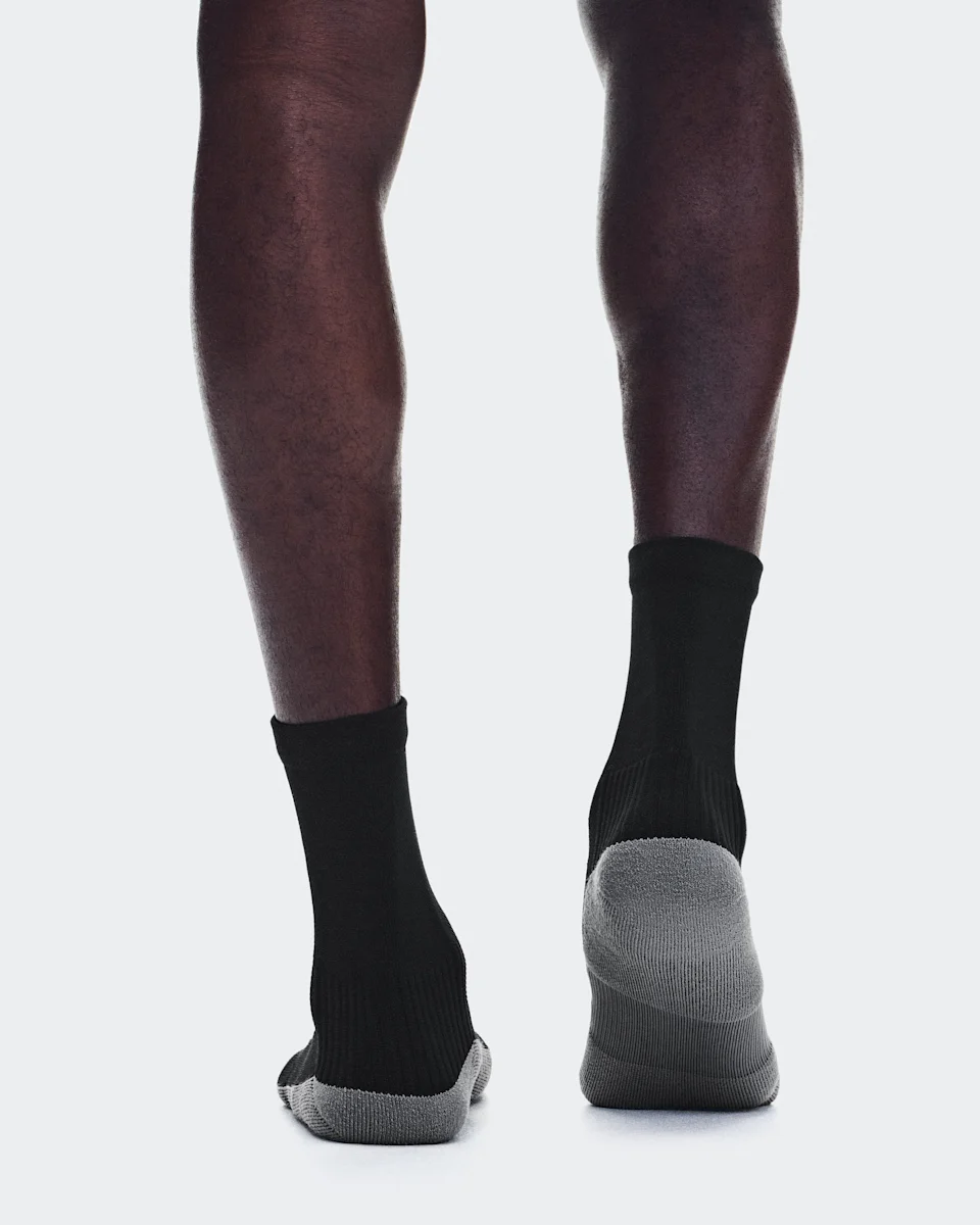 On Trail Sock High 2P Black & Black 