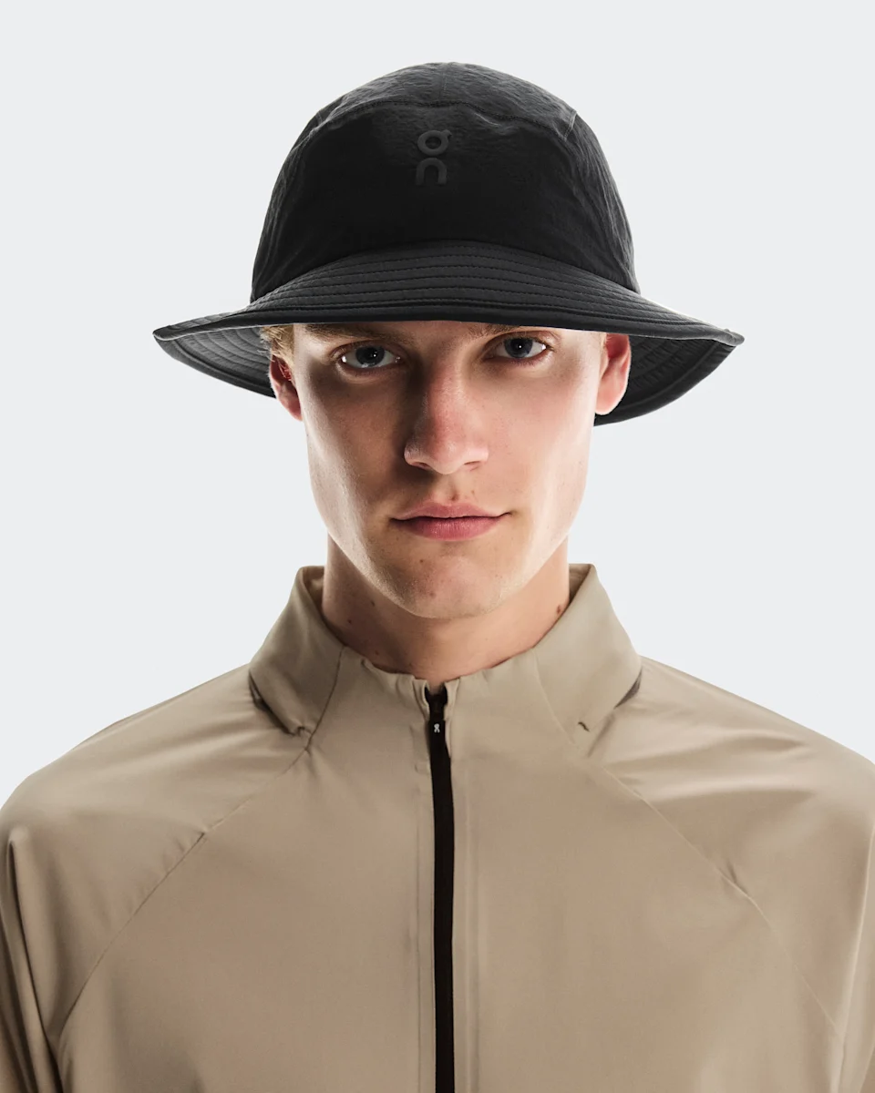 On Trail Hat Black Unissex – Caminhada, trilha, leve