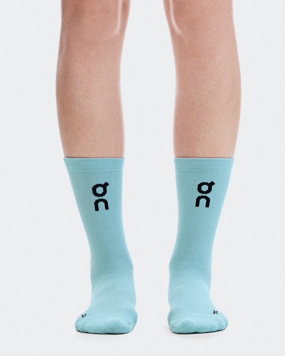 On Core Run Sock High 2P Flurry & Wash Unissex – Para suas corridas diárias