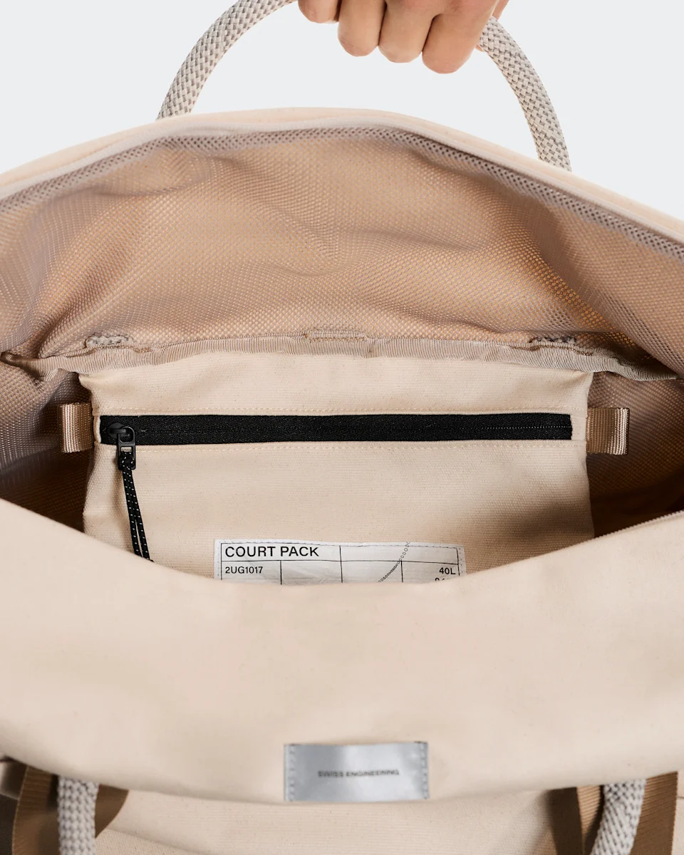 On Court Pack 40L Sesame & White