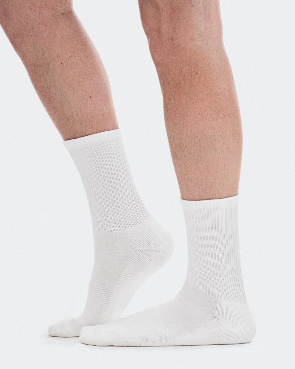 On Club Sock High 2P White 