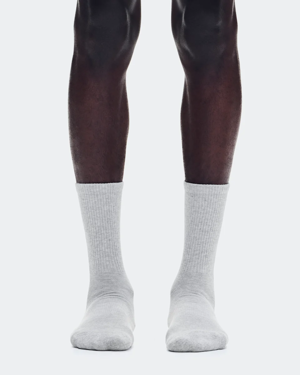 On Club Sock High 2P Heather Gray Unissex – O essencial do dia a dia