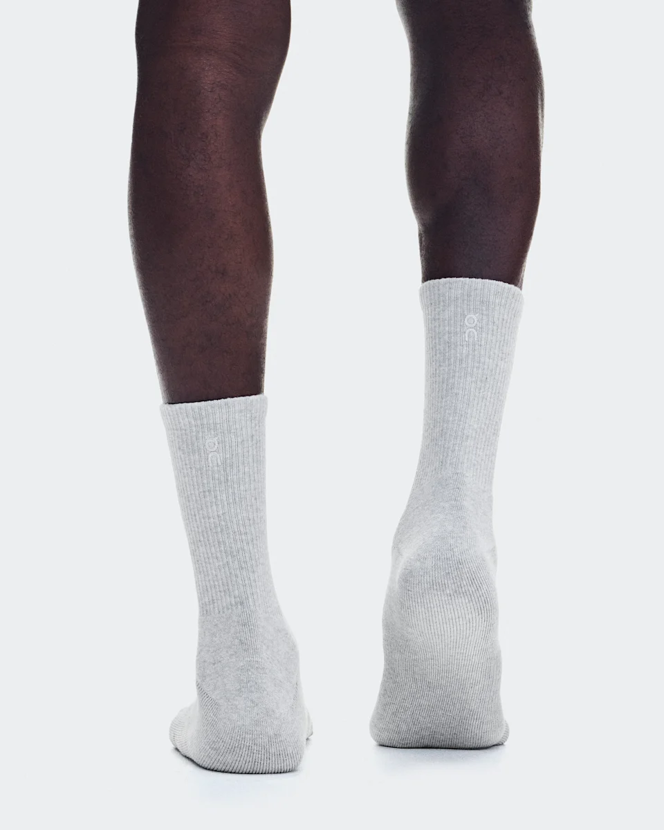On Club Sock High 2P Heather Gray